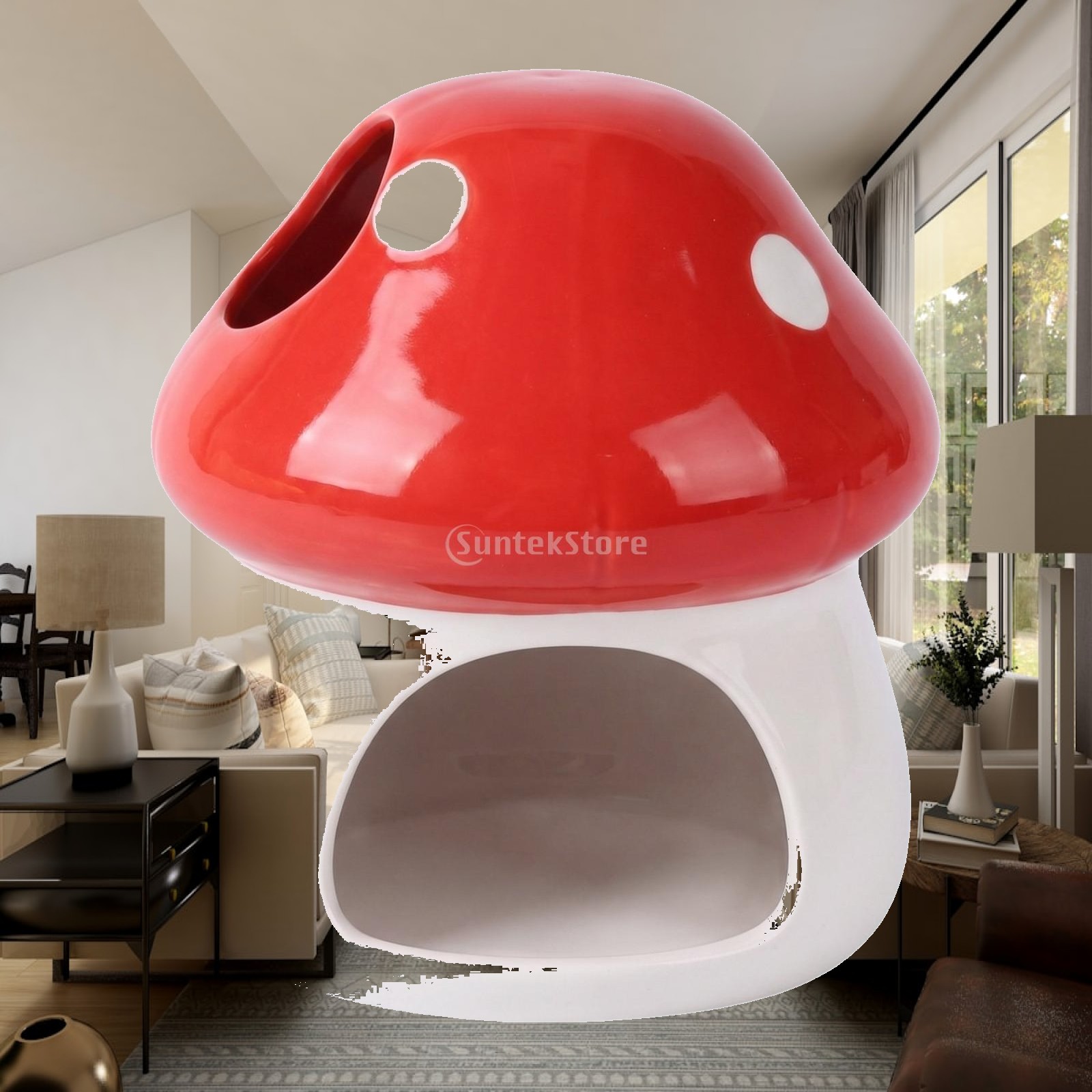 Rumah Keramik Hamster, Tempat  - Hide Cave Ceramic ulasan dan harga