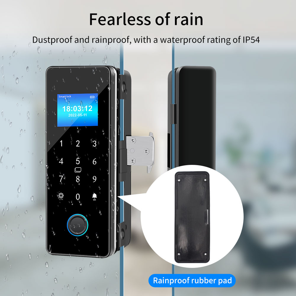 Kunci pintu kaca Tuya, kunci p - Glass Door Hinge ulasan dan harga