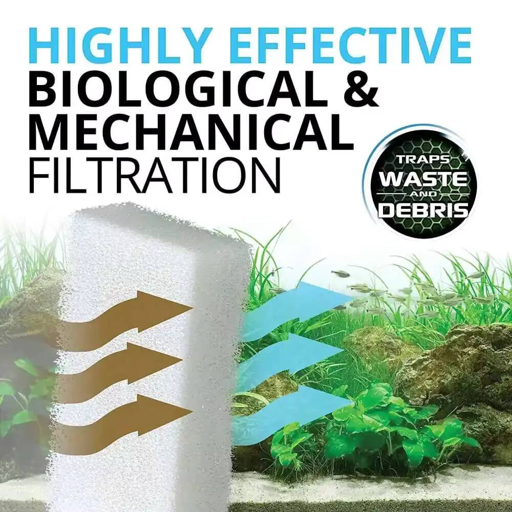 Bantalan Busa Kompatibel 6 ata - Aquael Filter Fzn ulasan dan harga