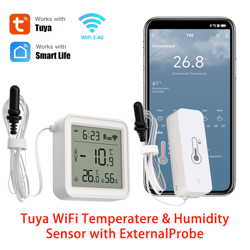 Sensor Suhu dan Kelembapan WiF - Digital Hygrometer Probe ulasan dan harga